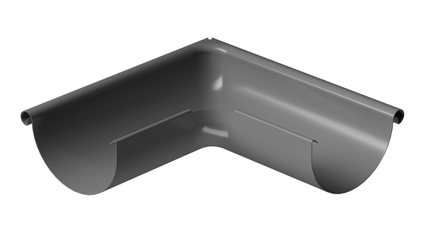 Угол внешний 90° D125 Döcke STAL PREMIUM Графит, (RAL 7024) купить в Чехове