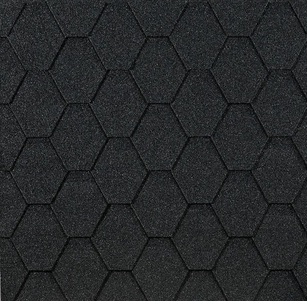 Гибкая черепица EURASIA Docke, Коллекция ШЕСТИГРАННИК Серый купить в Чехове