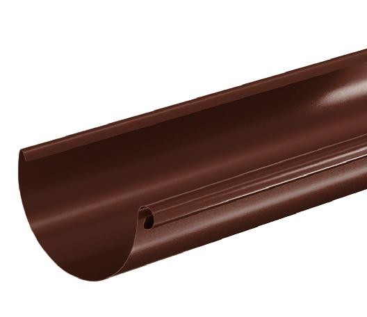 Водосток Aquasistem, система 150/100 - Водосточный желоб 3.00м RAL 8017 Коричневый купить в Чехове