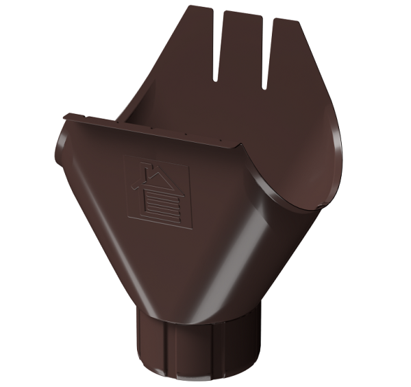 Воронка желоба D125 Döcke STAL PREMIUM Шоколад, (RAL 8019) купить в Чехове