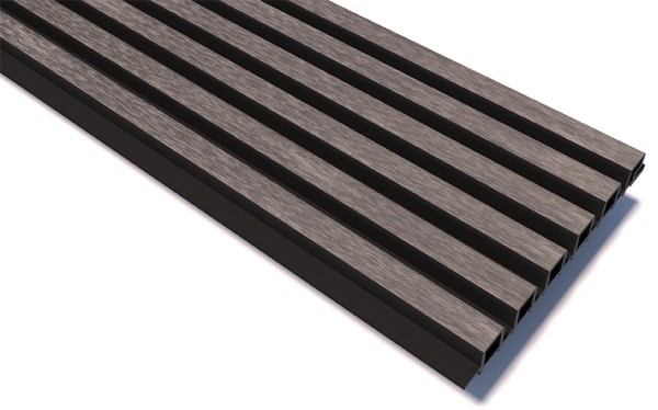 Реечные панели WOODVEX Lines Ultra Smoke gray купить в Чехове