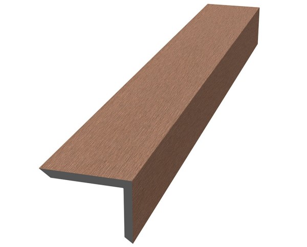 Уголок ДПК для террасной доски NauticPrime, 60x40x2900мм Кедр купить в Чехове