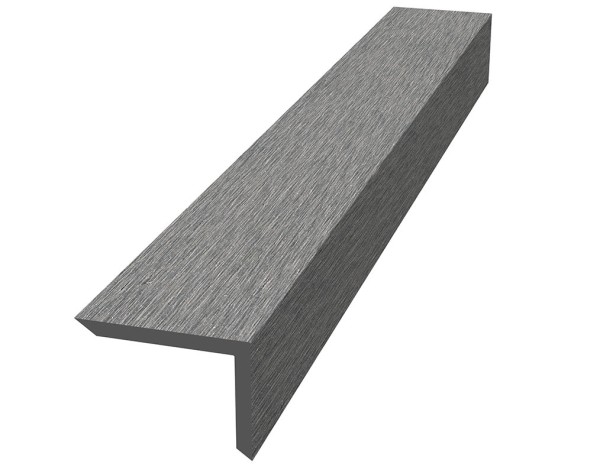 Уголок ДПК для террасной доски NauticPrime, 60x40x2900мм Тёмно-серый купить в Чехове