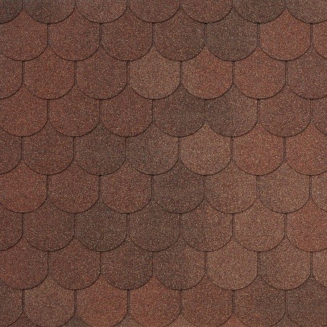 Гибкая черепица Tegola ASSISI terracotta 420 купить в Чехове