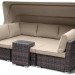 Диван-Трансформер AFINA плетеный из иск. ротанга AFM-320B Brown купить в Чехове