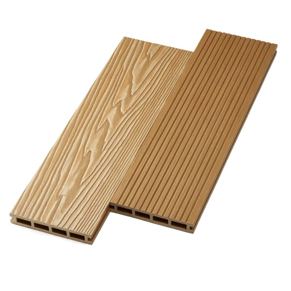 Террасная доска ДПК NanoWood двусторонняя New 3D тиснение + вельвет Орех купить в Чехове