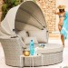 Диван-Трансформер AFINA плетеный из иск. ротанга AFM-325 Beige купить в Чехове