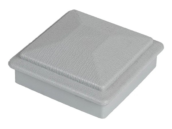 Крышка верхняя фигурная ПВХ для столба Deckart 100х100 Серый купить в Чехове