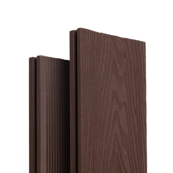 Террасная доска Ecodecking Экстра 3D полнотелая Графит купить в Чехове