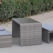 Диван-Трансформер AFINA плетеный из иск. ротанга S330G-W78 Grey купить в Чехове