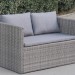 Диван-Трансформер AFINA плетеный из иск. ротанга S330G-W78 Grey купить в Чехове