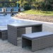 Диван-Трансформер AFINA плетеный из иск. ротанга S330G-W78 Grey купить в Чехове