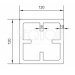 Столб SEQUOIA Evolution 3D WOOD GRAY купить в Чехове