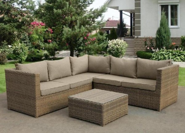 Комплект мебели AFINA плетеной из иск. ротанга YR825B Beige купить в Чехове