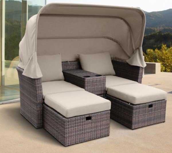 Комплект мебели AFINA плетеной из иск. ротанга AFM-330B Brown купить в Чехове