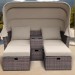 Комплект мебели AFINA плетеной из иск. ротанга AFM-330B Brown купить в Чехове
