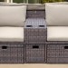 Комплект мебели AFINA плетеной из иск. ротанга AFM-330B Brown купить в Чехове