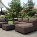 Комплект мебели AFINA плетеной из иск. ротанга YR821A Brown/Beige купить в Чехове