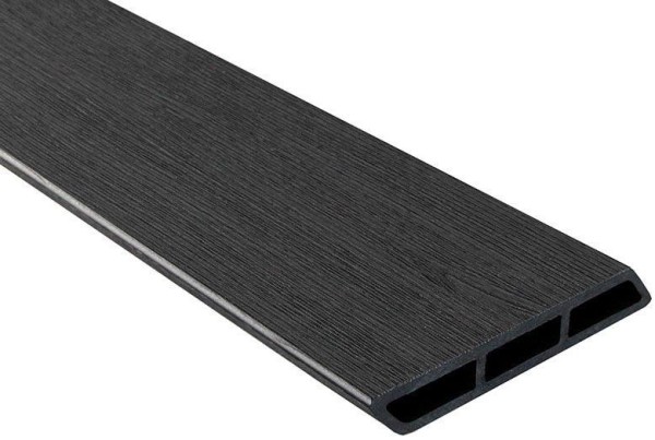 Доска Ромбус 3D ДПК Outdoor STORM BLACK черная купить в Чехове