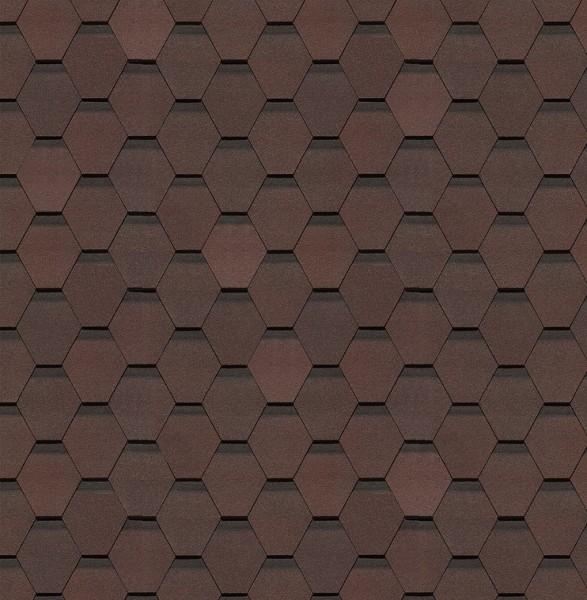 Гибкая черепица Docke, коллекция Шеффилд – Зрелый каштан купить в Чехове