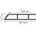 Доска Ромбус 3D ДПК Outdoor STORM GREY серая микс купить в Чехове
