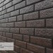 Фасадная панель Ю-Пласт Стоун Хаус Кирпич Коричневый купить в Чехове