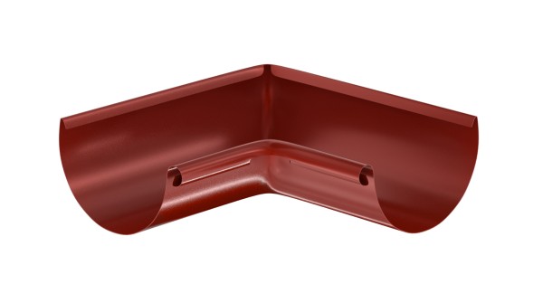 Водосток Aquasistem, система 125x90 - Угол желоба, внутренний 90° RR 29 Бургундский купить в Чехове