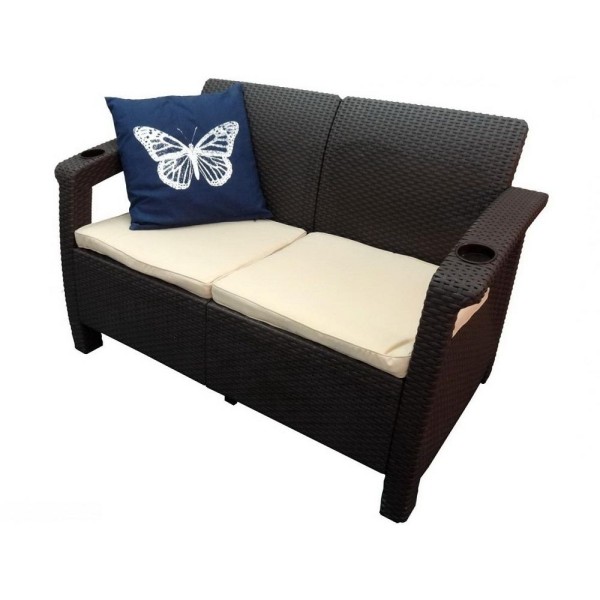 Двухместный диван Yalta Sofa Seаt венге купить в Чехове