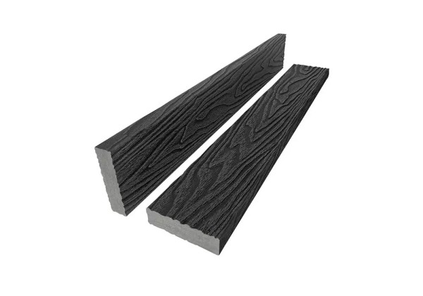 Брус лавочный 3D-тиснение 20х80 Графит купить в Чехове