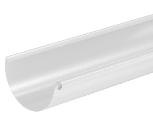 Водосток Aquasistem, система 125x90 - Водосточный желоб 3.00м RAL 9003 Белый купить в Чехове