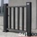 Ограждение из ДПК Outdoor Классик 3D STORM чёрный купить в Чехове