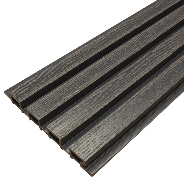 Фасадная доска из ДПК Faynag Wood Рейка Мокрый Асфальт купить в Чехове