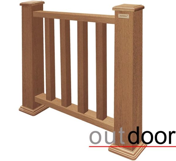 Ограждение из ДПК Outdoor Классик 3D STORM дуб купить в Чехове