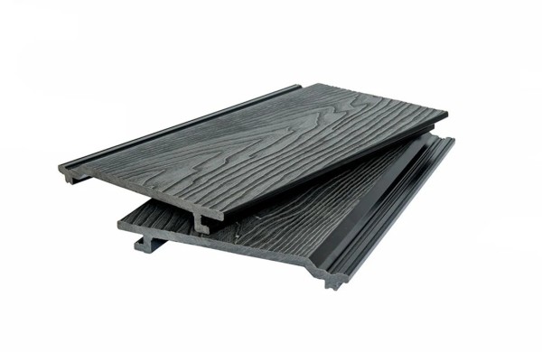 Фасадная доска 3D WOOD BRUSHING, чёрный купить в Чехове