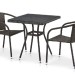 Комплект плетеной мебели AFINA из иск. ротанга T282BNT/Y137C-W53 Brown 2Pcs купить в Чехове