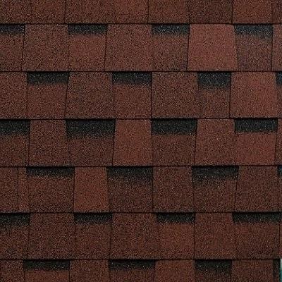 Двухслойная ламинированная черепица Shinglas, серия Фазенда – Красный купить в Чехове