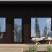 Фасадная панель FineBer, Скол - Тёмно коричневый купить в Чехове