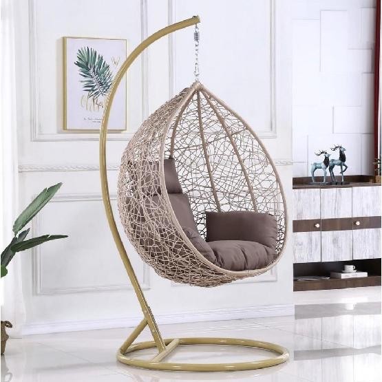 Кресло Подвесное из искусственного ротанга AFM-169A-LB Beige купить в Чехове