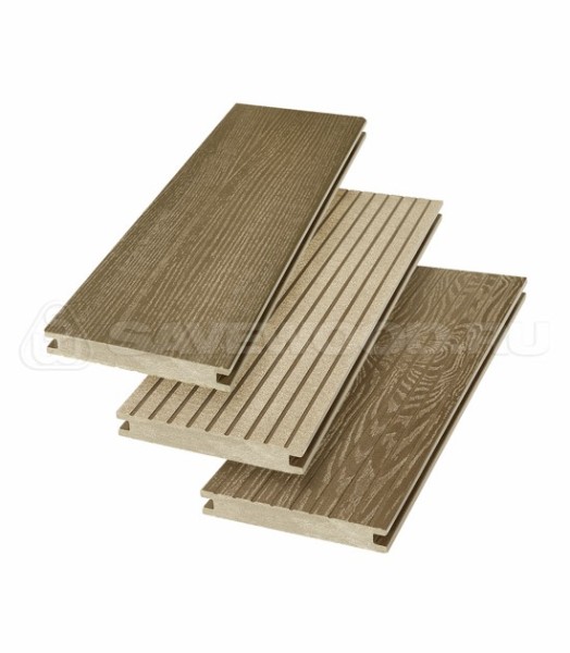 Террасная доска SW Fraxinus (R) полнотелая «SaveWood» Тик купить в Чехове
