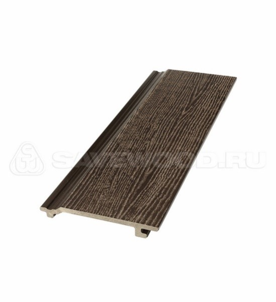Сайдинг из дпк savewood sw-sorbus радиальный распил темно-коричневый купить в Чехове