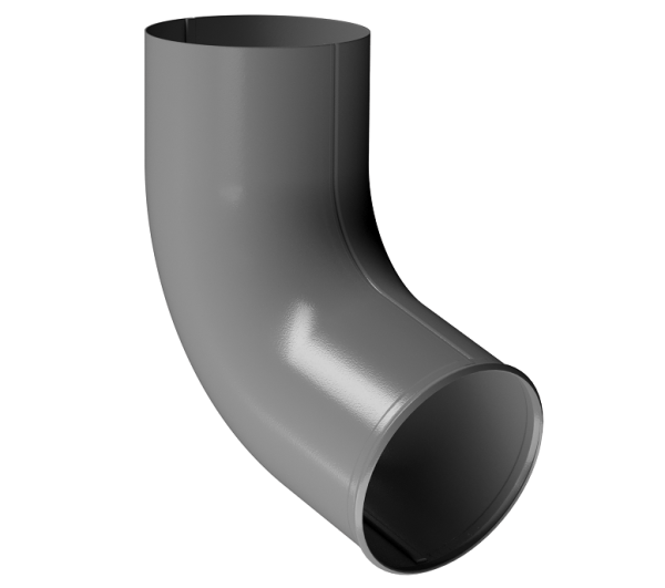 Отвод трубы D90 Döcke STAL PREMIUM Графит, (RAL 7024) купить в Чехове