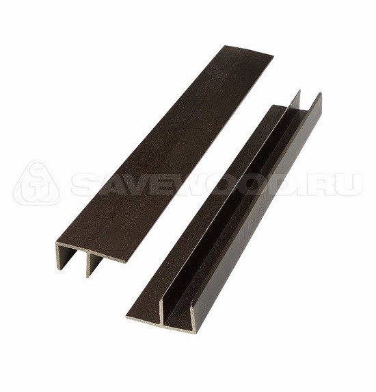 F-профиль ДПК Savewood – Тёмно-коричневый купить в Чехове