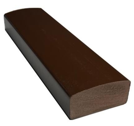 Лавочный брус Ecodecking Некст полнотелый глянцевый 70х35 шоколад купить в Чехове