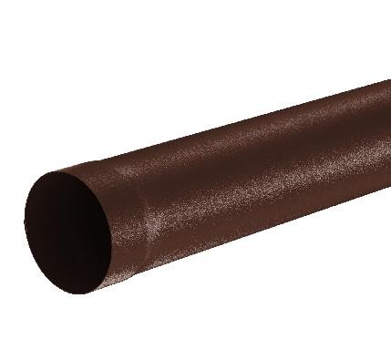 Водосток Aquasistem, Система 150/100 - Труба водосточная 1.00м RAL 8017 Коричневый matt купить в Чехове