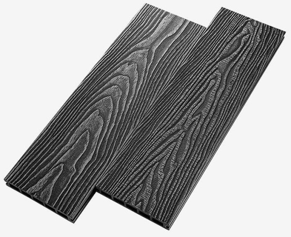 Террасная доска из ДПК RusDecking Unodeck Vintage - Графит купить в Чехове