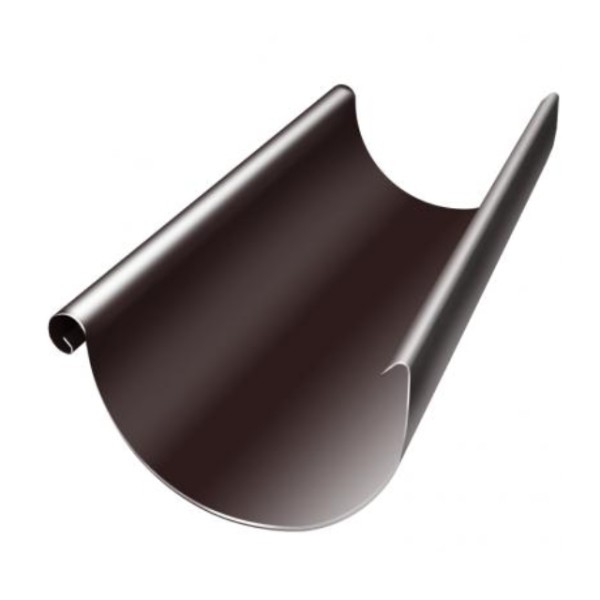 Водосток Grand Line 125x90 – Желоб 3м RAL 8017 купить в Чехове
