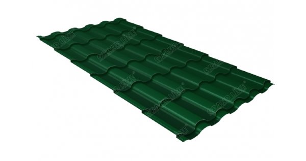 Металлочерепица кредо 0,45 Drap RAL 6005 зеленый мох купить в Чехове